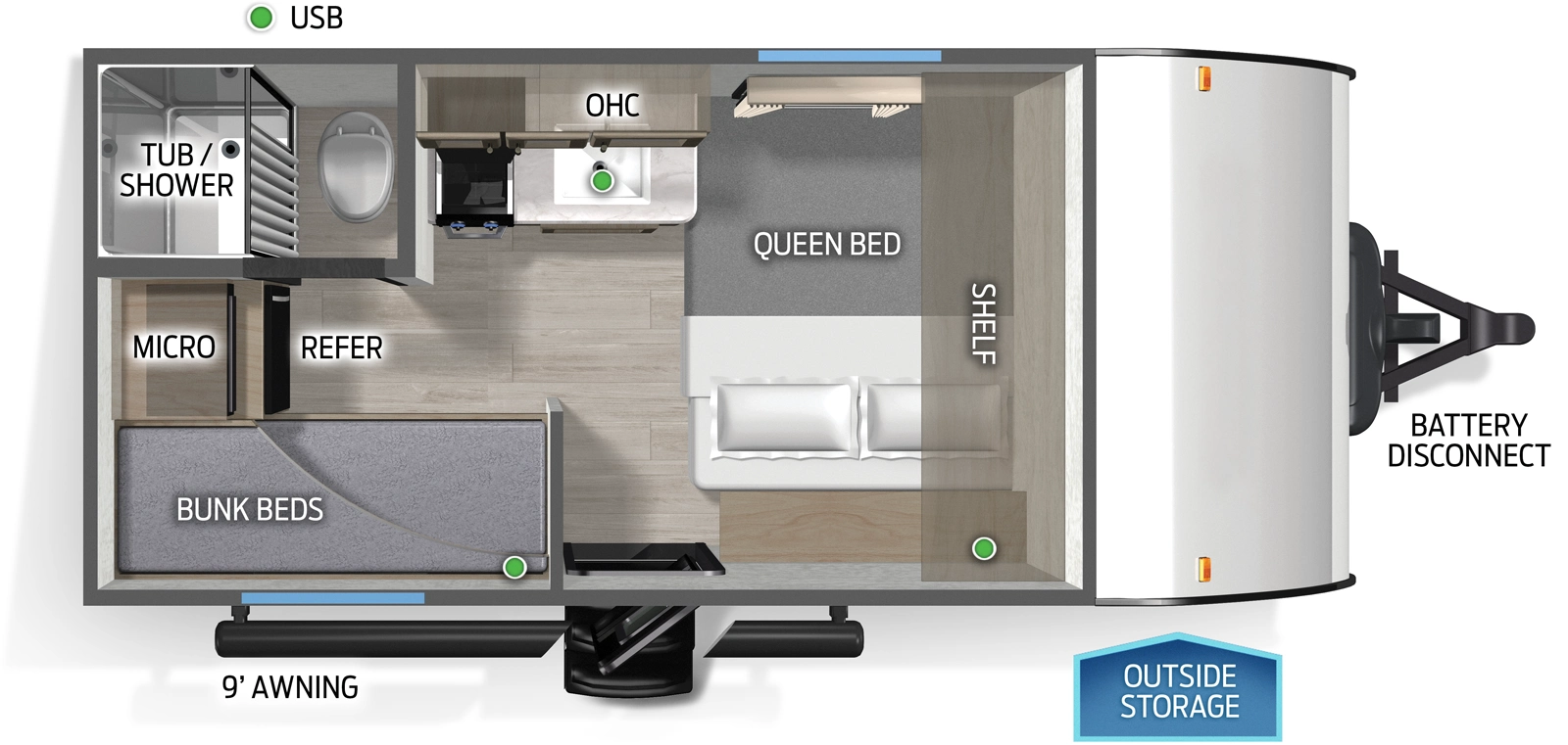 Cascade 14BHLPC Floorplan